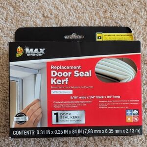 New In Packaging - Duck Max Strength Replacement Door Seal Kerf